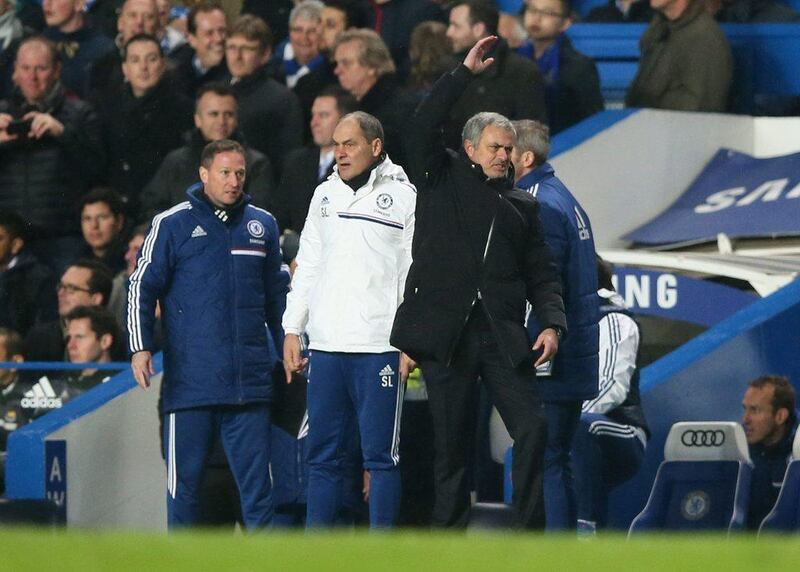 Chelsea can come even on points with Manchester City with a win on Monday. Alastair Grant / AP 