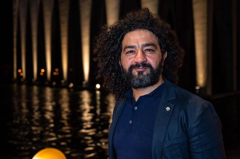 Iraqi-Dutch director Mohamed al-Darraji arrives for closing ceremony of the El Gouna Film Festival, in Egypt's Red Sea resort of El Gouna on October 30, 2020. AFP/ El Gouna Film Festival
