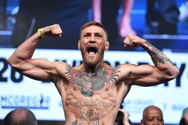 File photo dated 25-08-2017 of Conor McGregor. PA Photo. Issue date: Thursday December 12, 2019. Former UFC featherweight and lightweight champion Conor McGregor announced his retirement from the sport. See PA story SPORT Christmas March. Photo credit should read PA Wire/PA Wire.