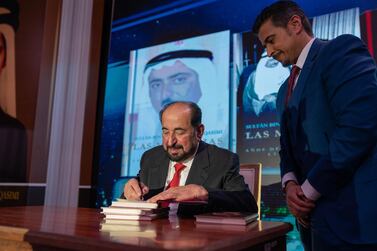 Sheikh Dr Sultan bin Muhammad Al Qasimi, the Ruler of Sharjah, attended the launch of several Spanish translations of books at the Teatro Real in Madrid,Spain, on October 9. Picture by Sharjah Media Office.