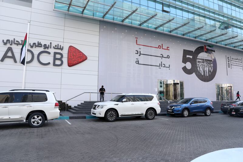 For the first half of 2022, ADCB reported a net profit of Dh3bn, up 20 per cent yearly. Khushnum Bhandari/ The National