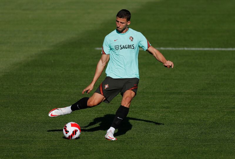 Portugal's Ruben Dias during training. Reuters