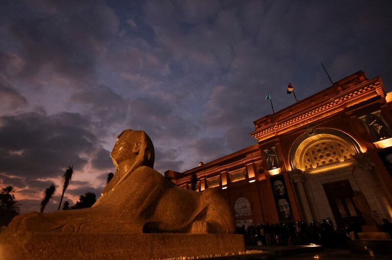 Egypt's Ministry of Tourism and Antiquities unveiled a renovated wing of its 120-year-old museum, in Cairo, Egypt. All photos: Reuters