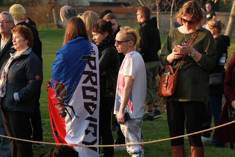 Fans have been invited to take part in the funeral procession at St Marys Church in Bocking in Essex. EPA