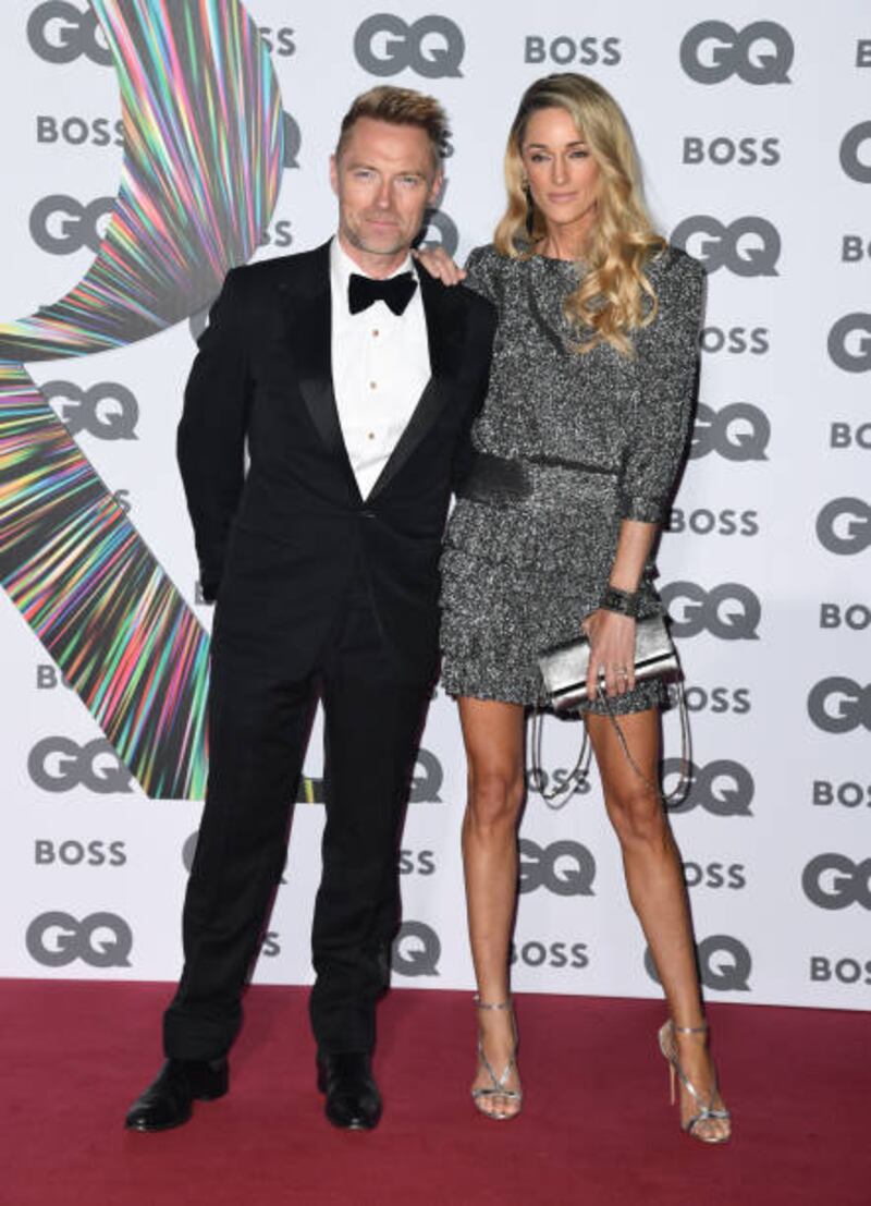 Ronan Keating and Storm Keating attend the GQ Men of the Year Awards at the Tate Modern on September 1, 2021 in London, England. Getty Images