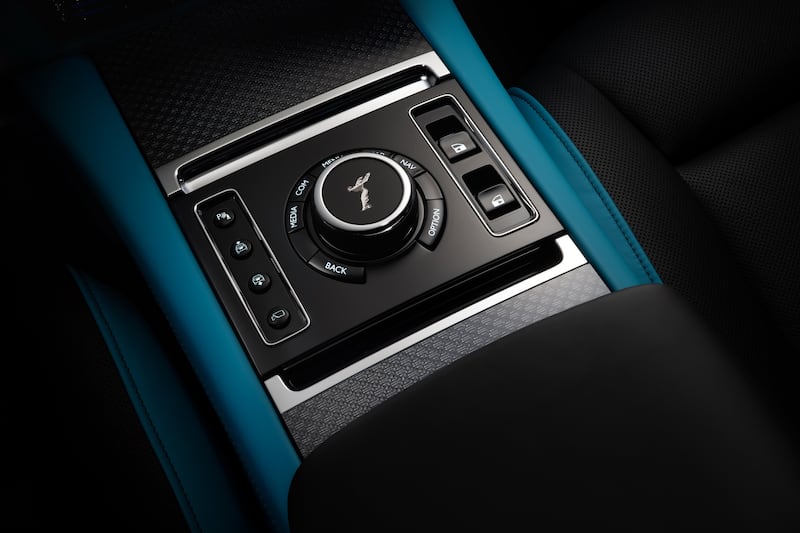 The design of the Black Badge Ghost adheres to Rolls-Royce's minimalist philosophy.