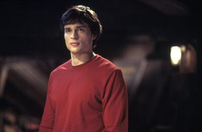 Tom Welling in SMALLVILLE. Eike Schroter / The WB
