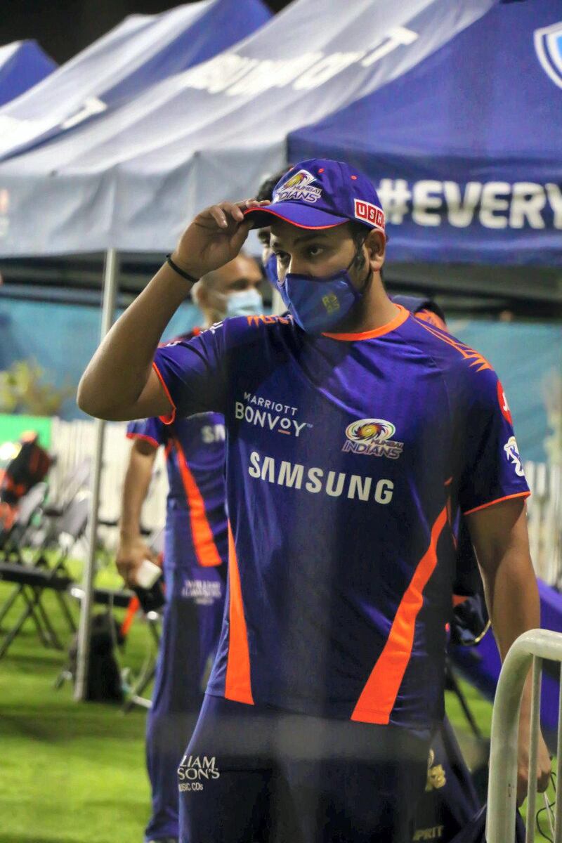 Mumbai Indians captain Rohit Sharma. Courtesy Abu Dhabi Cricket