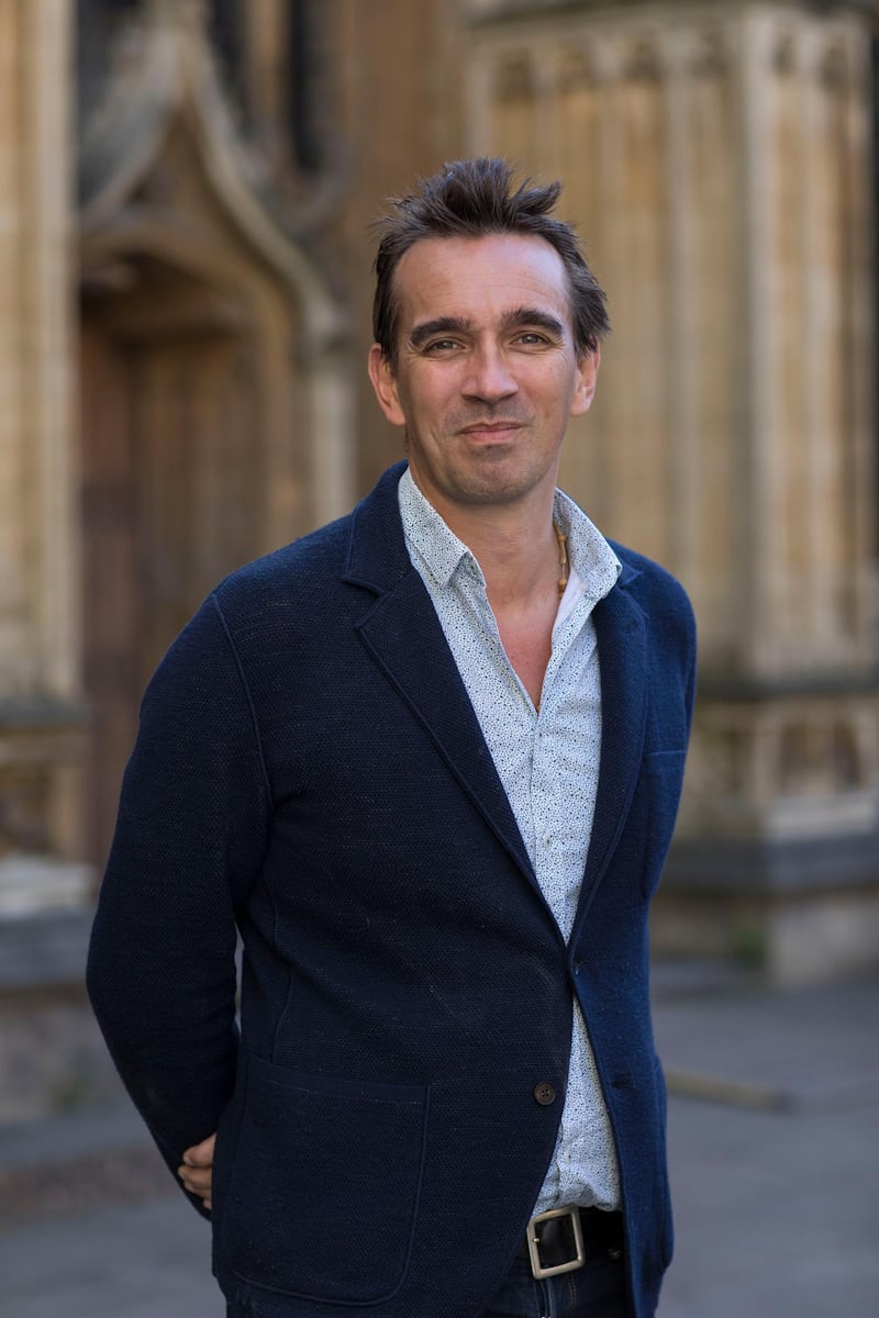 OXFORD, ENGLAND - APRIL 01:  Peter Frankopan, historian and author, at the FT Weekend Oxford Literary Festival on April 1, 2017 in Oxford, England.  (Photo by David Levenson/Getty Images)
