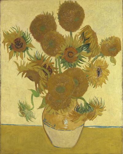 Vincent van Gogh (1853 – 1890) Sunflowers 1888 Oil paint on canvas 921 x 730 mm © The National Gallery, London/ Bought, Courtauld Fund, 1924 