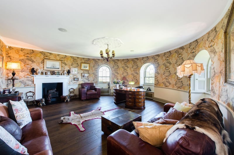 The castle features French oak flooring throughout. Savills