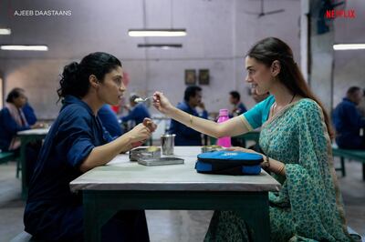 Konkona Sen Sharma and Aditi Rao Hydari in 'Ajeeb Daastaans'. Courtesy Netflix. 