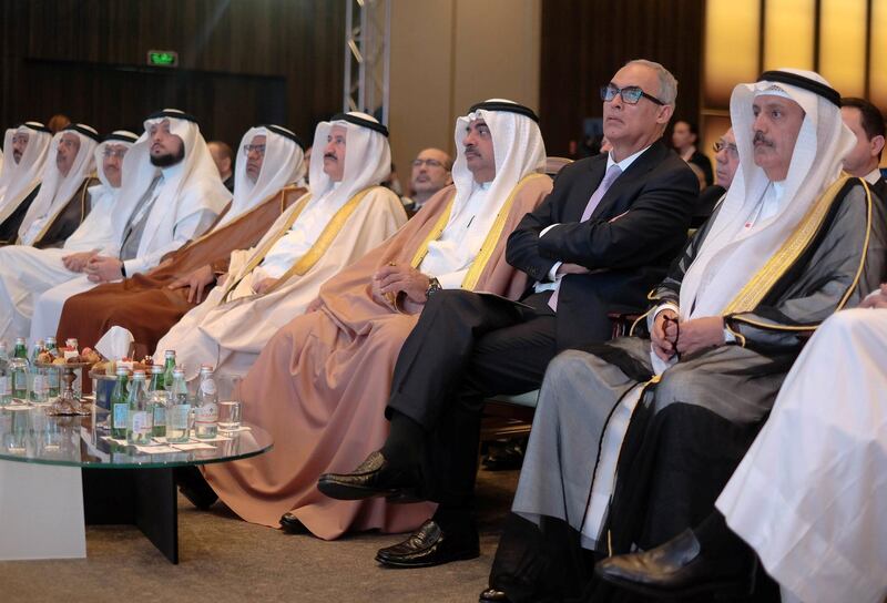 Bahrain. 051217.    HE Rasheed Mohammed Al Maraj, Governor - Central Bank of Bahrain at the 24th World Islamic Banking Conferance 4-6 Decenber 2017 Photo By Phil Weymouth for The National