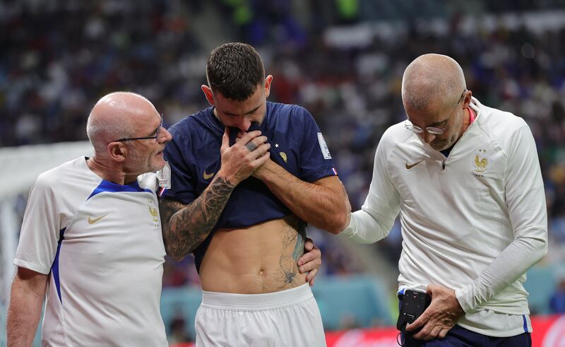 Lucas Hernandez – NA. Floored in the run up to the Australia opener after nine minutes and was carried off the pitch. A sad sight. EPA