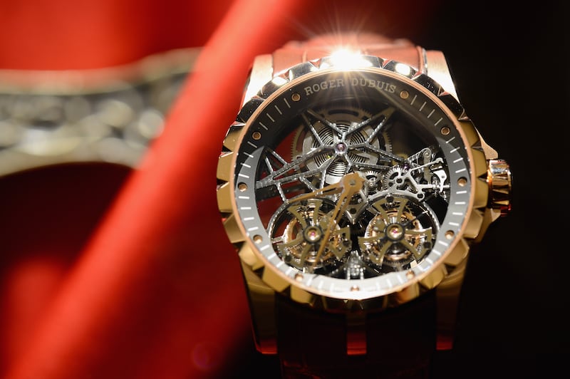 4. Roger Dubuis Excalibur. Value: £200,000. Getty Images