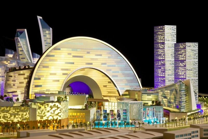 An artist's rendering of the planned Mall of the World. Courtesy Dubai Holding