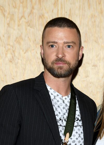 PARIS, FRANCE - OCTOBER 01: Justin Timberlake and Jessica Biel attend the Louis Vuitton Womenswear Spring/Summer 2020 show as part of Paris Fashion Week on October 01, 2019 in Paris, France. (Photo by Pascal Le Segretain/Getty Images)