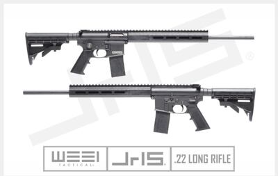 The Wee1 Tactical JR-15 semiautomatic rifle, as depicted on the gunmaker's website. Photo: Screengrab