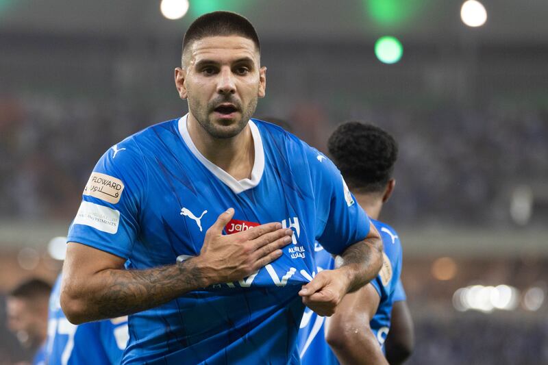 Al Hilal will look to Aleksandar Mitrovic for goals against Al Ahli. Getty