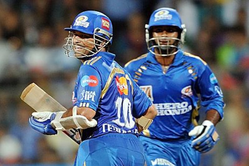 Despite the lauded Sachin Tendulkar, above left with Ambati Rayudu, playing for them, there are some fans of the IPL who dislike the Mumbai Indians and have set up a Facebook group to discuss their dislike of the franchise.