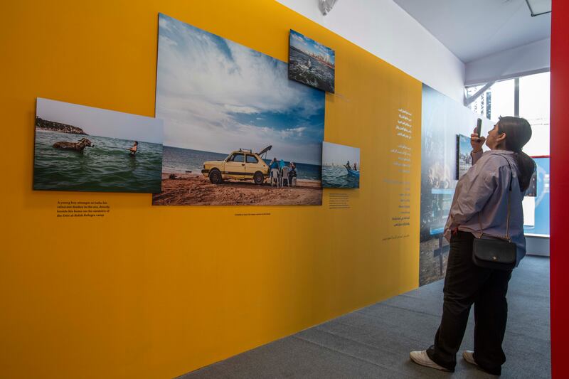 The festival also features a pop-up gallery from Dubai's Gulf Photo Plus