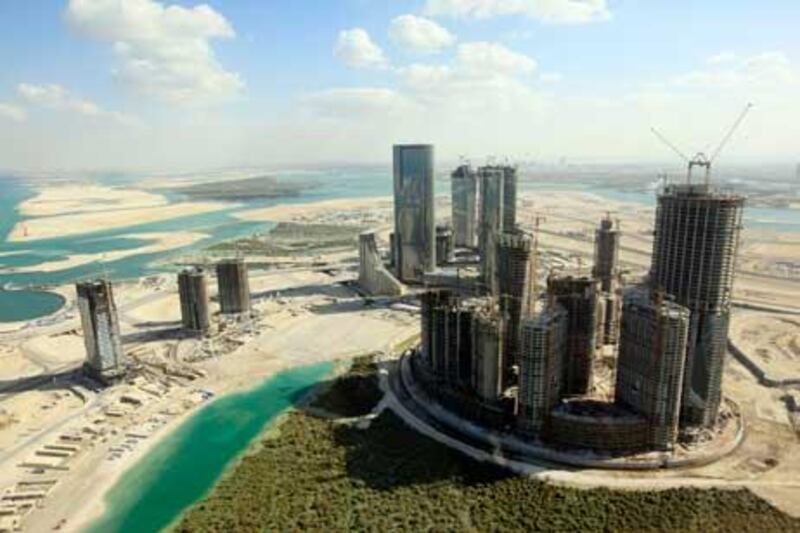 Al Reem island has lost more than half of its mangrove cover since building began in 2005.