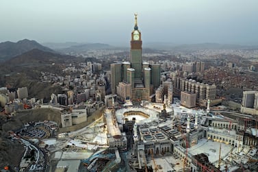Makkah Clock Tower, is part of Abraj Al Bait, a collection of seven skyscraper hotels that stand over the holy city. AFP