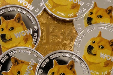 This year’s cryptocurrency stand out is Dogecoin, up a ridiculous 6,645 per cent year to date. Photo: Reuters