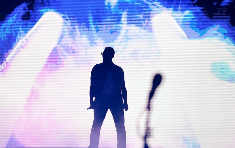 Chris Brown performs during F1 weekend at Etihad Park, Yas Island, in Abu Dhabi