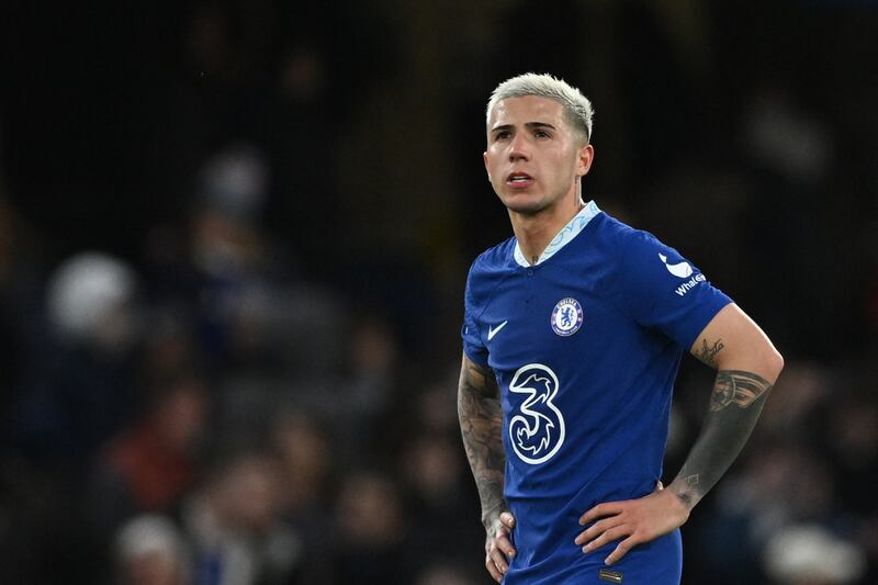 Enzo Fernandez - 6. Pinched the ball off Kamara to set up Mudryk for an early attempt at goal. Played a beautiful cross for Chilwell to head home but the goal was disallowed for a foul.  AFP