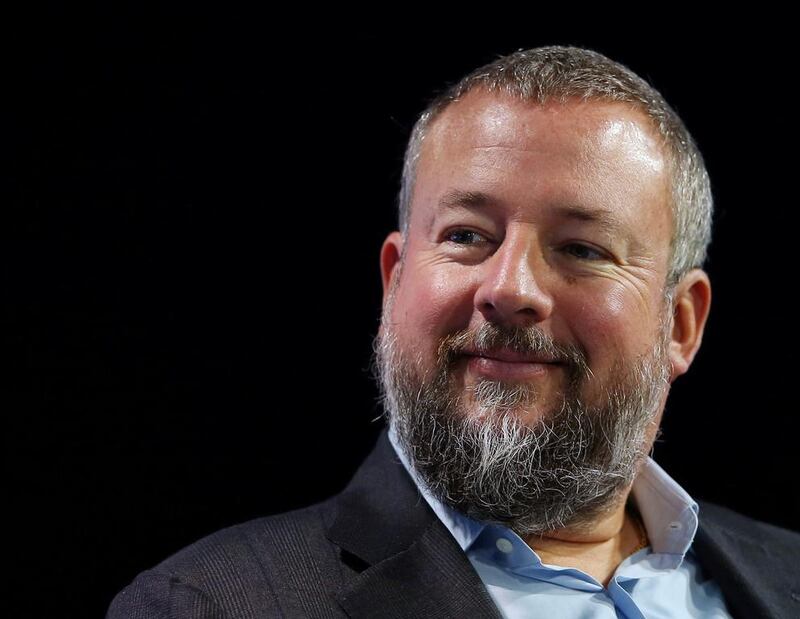 Shane Smith, the co-founder and chief executive of Vice Media. The company is in Abu Dhabi to hire new talent. Mike Blake / Reuters