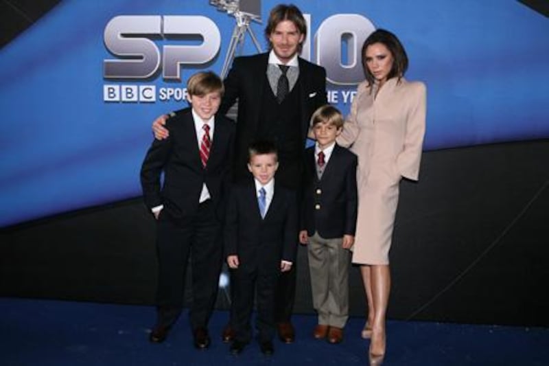 David and Victoria Beckham, who have three boys,  Brooklyn, 11, Cruz, five, and Romeo, eight, announced last month that they are expecting their fourth child. There has been unconfirmed speculation that it is their last-ditch attempt to have a daughter.