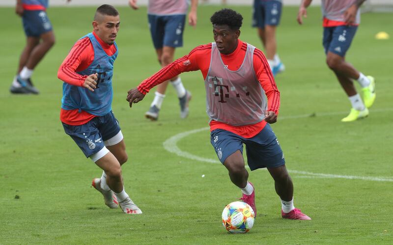 Meritan Shabani, right, has joined Wolverhampton Wanderers from Bayern Munich. Getty