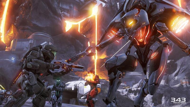 The battle for control of the galaxy resumes in Halo 5: Guardians. Microsoft / 343 Industries via AP