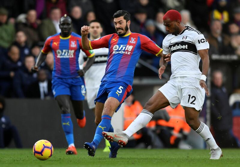 Centre-back: James Tomkins (Crystal Palace) – Palace shut Fulham out to secure a derby victory with Tomkins and Mamadou Sakho flourishing at the heart of the defence. Reuters