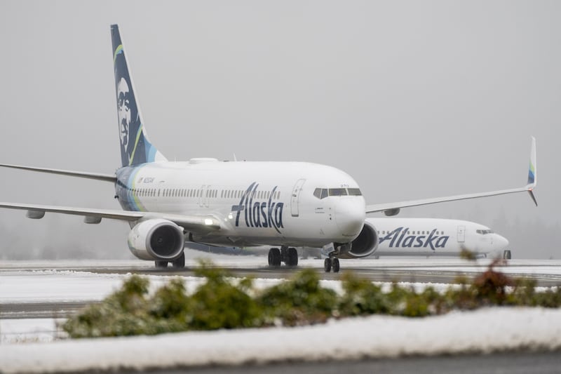 8. Alaska Airlines. The carrier ranked the eighth-safest airline in the world for 2023. Photo: David Ryder / Bloomberg