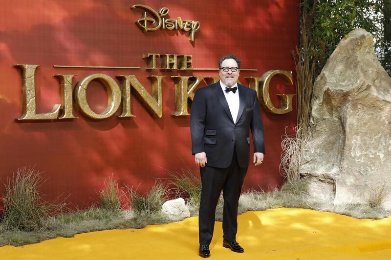 Jon Favreau attends the premiere of Disney's 'The Lion King' in London's Leicester Square on July 14, 2019. AFP