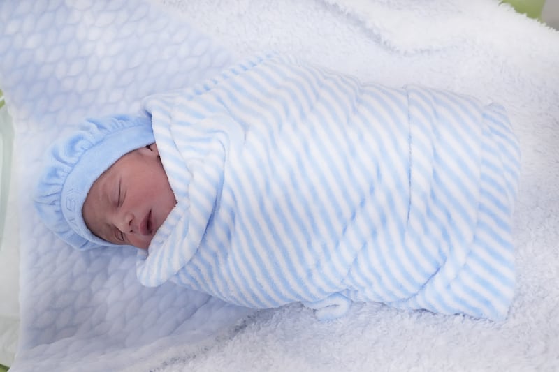 Baby Umair was born at Burjeel Hospital in Abu Dhabi on Wednesday. Photo: Burjeel Hospital