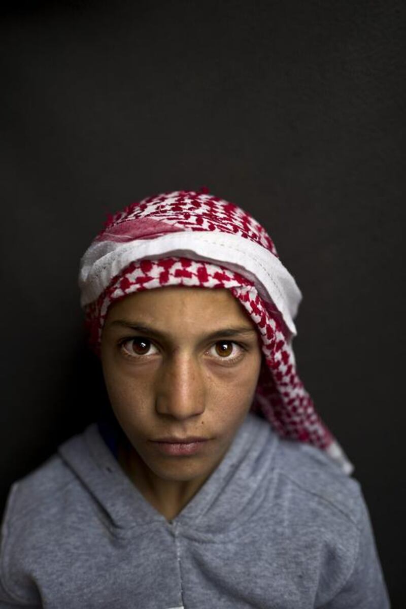 Mohammed Bandar, 12, from Hama. "I want to become a doctor to be able to help people," says Bandar.