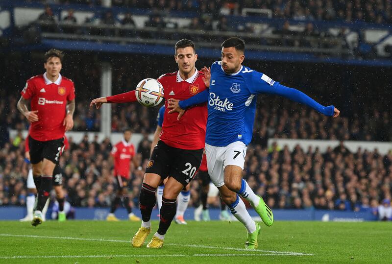 Diogo Dalot – 6. Fine run forward on eight before his shot was blocked. Lost the ball to give Everton a chance on 33. His pass towards Eriksen was picked up by Iwobi in an erratic first half for the Portuguese. Getty