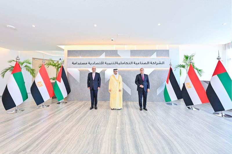 A $10 billion investment fund has been allocated and managed by Abu Dhabi's holding company ADQ to accelerate work on the partnership across five priority sectors, Dr Sultan Al Jaber, Minister of Industry and Advanced Technology, said in a joint conference with Sheikh Mansour on Sunday in Abu Dhabi.