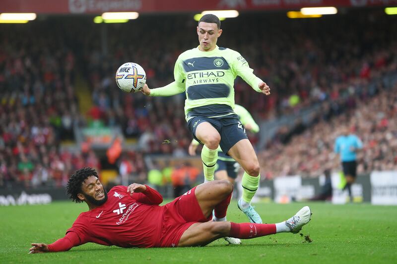 Joe Gomez – 8. The 25-year-old was unruffled by the presence of Haaland and made a great block from the striker. He made a series of interceptions and tackles. Getty Images