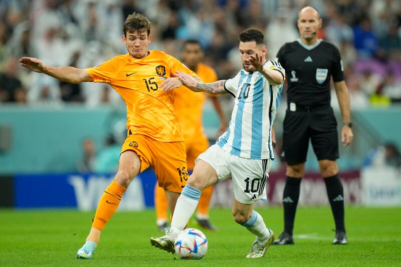 Marten de Roon - 5. Some of the midfielder’s passes were wayward and wasteful, while he couldn’t always match Argentina’s midfield. AP