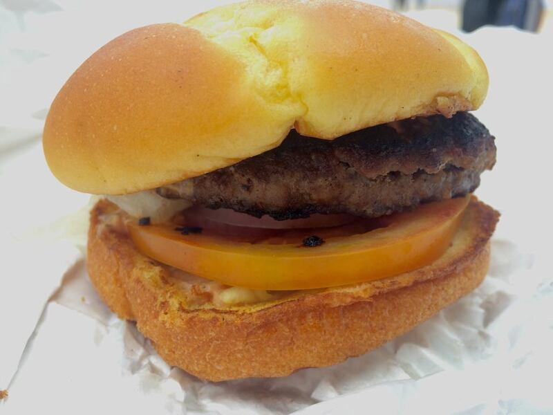 Stuffed burger from Stuffed Burger Co (Photo by Stacie Johnson)