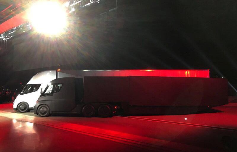 Tesla has begun to produce the electric lorries and Pepsi will receive the first deliveries from December 1. Reuters