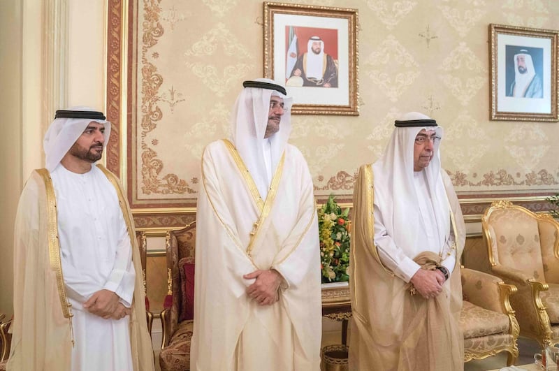 SHARJAH, 15th June, 2018 (WAM) -- H.H. Dr. Sheikh Sultan bin Mohammed Al Qasimi, Supreme Council Member and Ruler of Sharjah, this morning performed Eid al-Fitr prayer at Al Badea Mussala in the Emirate of Sharjah.

H.H. Sheikh Sultan bin Mohammed bin Sultan Al Qasimi, Crown Prince and Deputy Ruler of Sharjah, H.H. Sheikh Abdullah bin Salem bin Sultan Al Qasimi, Deputy Ruler of Sharjah, Sheikh Khalid bin Abdullah Al Qasimi, Chairman of the Department of Seaports and Customs, Sheikh Sultan bin Ahmed Al Qasimi, Chairman of Sharjah Media Corporation, a number of Sheikhs, Dr. Abdul Rahman bin Mohammad bin Nasser Al Owais, Minister of Health and Prevention, a number of officials and a group of worshipers also prayed along with the Ruler of Sharjah.

After the prayers, the Ruler of Sharjah and the Crown Prince accepted Eid greetings from the worshipers. Wam