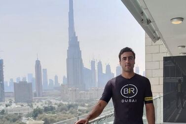 Abdallah Alireza ran a marathon on the balcony of his DIFC apartment.