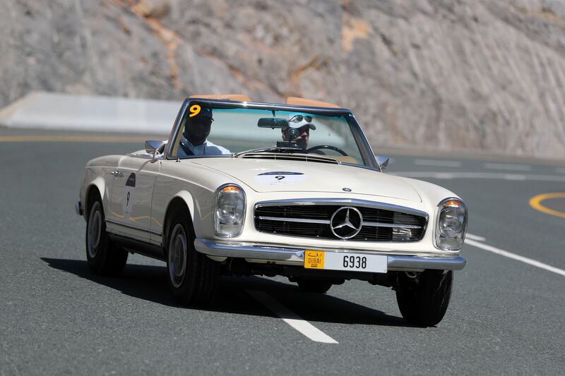 A 1968 Mercedes-Benz.
