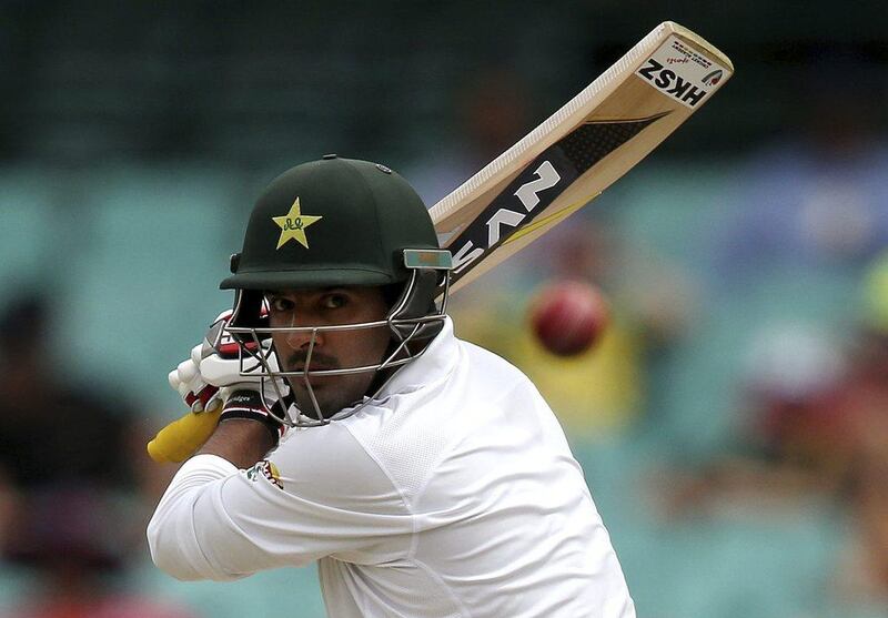 Pakistan’s Sharjeel Khan, pictured, and Khalid Latif have been provisionally suspended from the Pakistan Super League under anti-corruption rules. Rick Rycroft / AP file