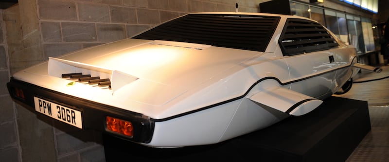 The New 'bond In Motion' Exhibition At The National Motor Museum. The Lotus Esprit ' Wet Nellie' From The James Bond Film The Spy Who Loved Me 1977. REX Shutterstock